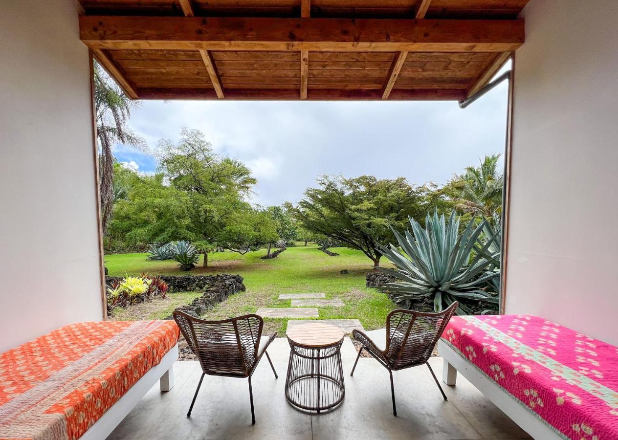 Jungle Haven Ocean Front Eco Villa On Fruit Farm Pahoa Eksteriør billede