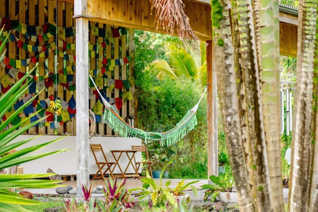 Jungle Haven Ocean Front Eco Villa On Fruit Farm Pahoa Eksteriør billede